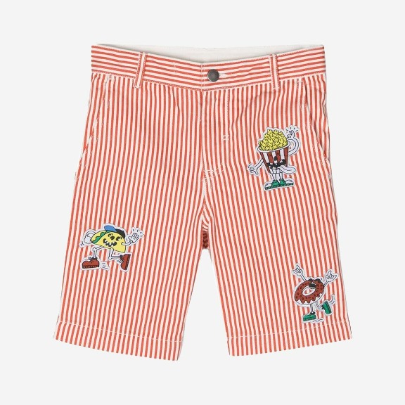 Stripe Bermuda Boy Shorts